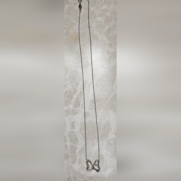 Minnie Mouse Bow Necklace sterling silver and 10k gold Womens - Picture 7 of 15